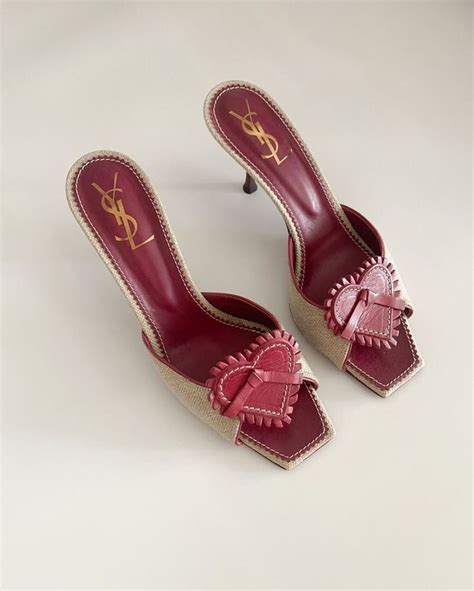 ysl heart shoes